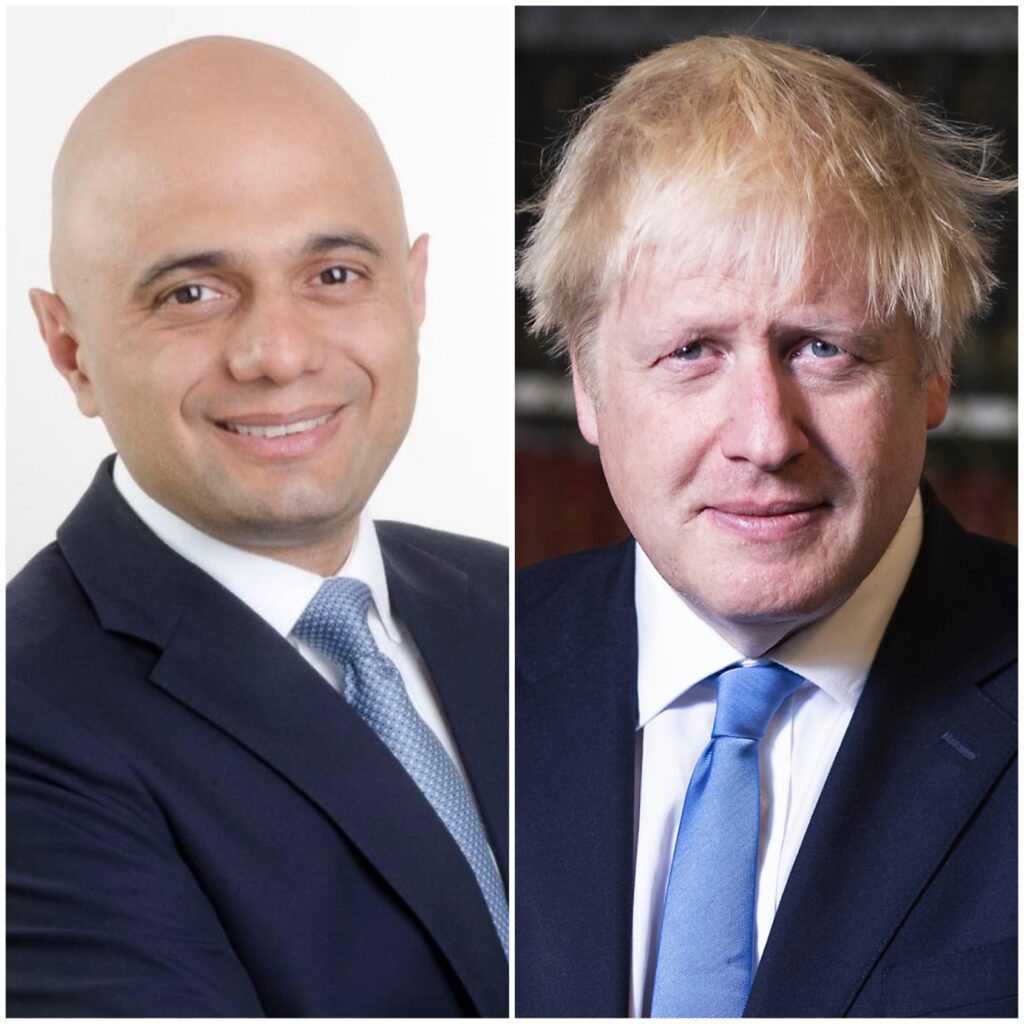 Boris Johnson, Sajid Javid