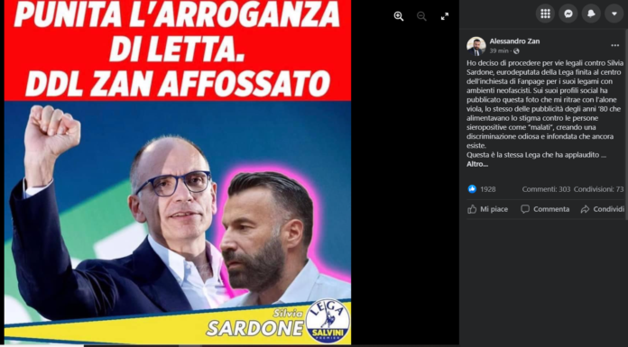Zan denuncia Sardone