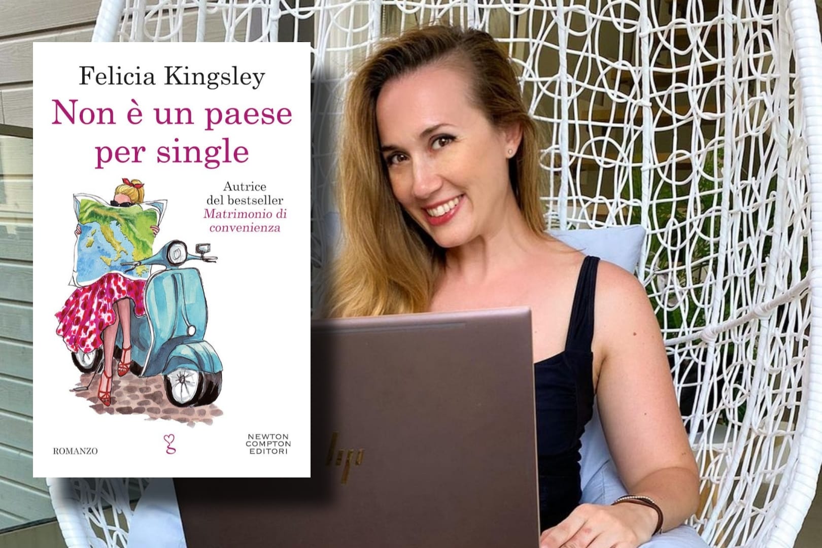 In libreria il nuovo romanzo rosa di Felicia Kingsley: Non è un paese per  single