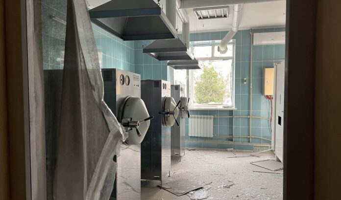 Ospedale Pediatrico colpito a Kherson